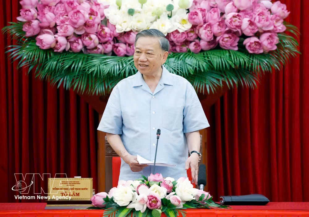 党中央总书记、国家主席苏林发表讲话。