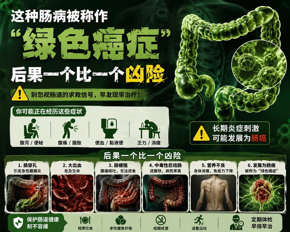 “绿色癌症”——不可忽视的肠病