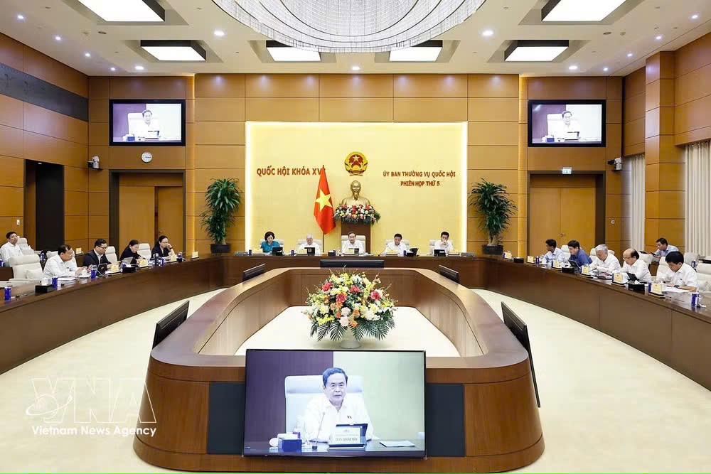 2026年8月18日下午会议现场。图自越通社