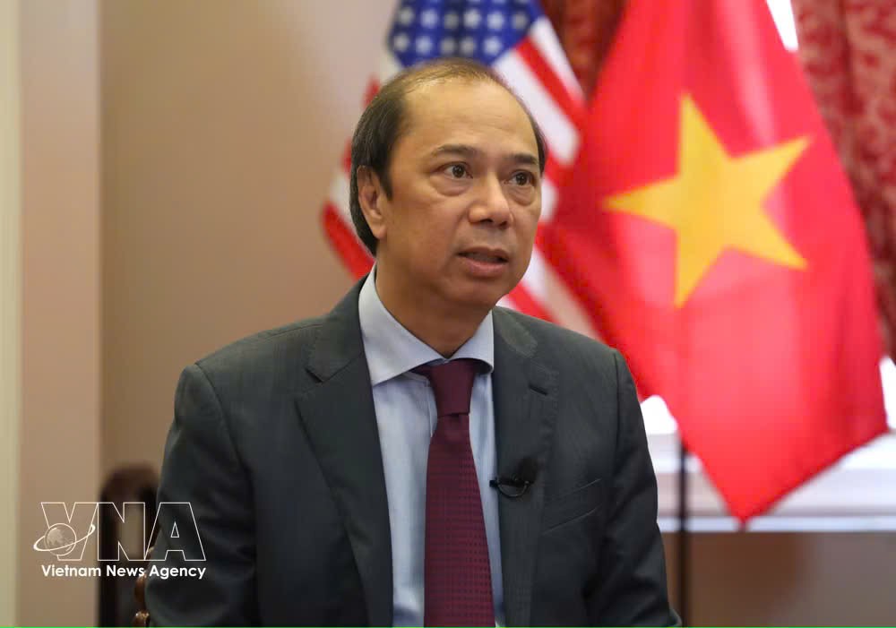 越南驻美国大使阮国勇。图自越通社