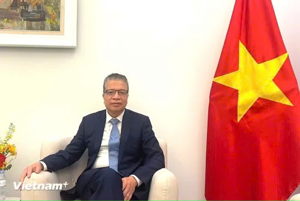 越南驻俄罗斯联邦大使邓明魁。图自Vietnam+
