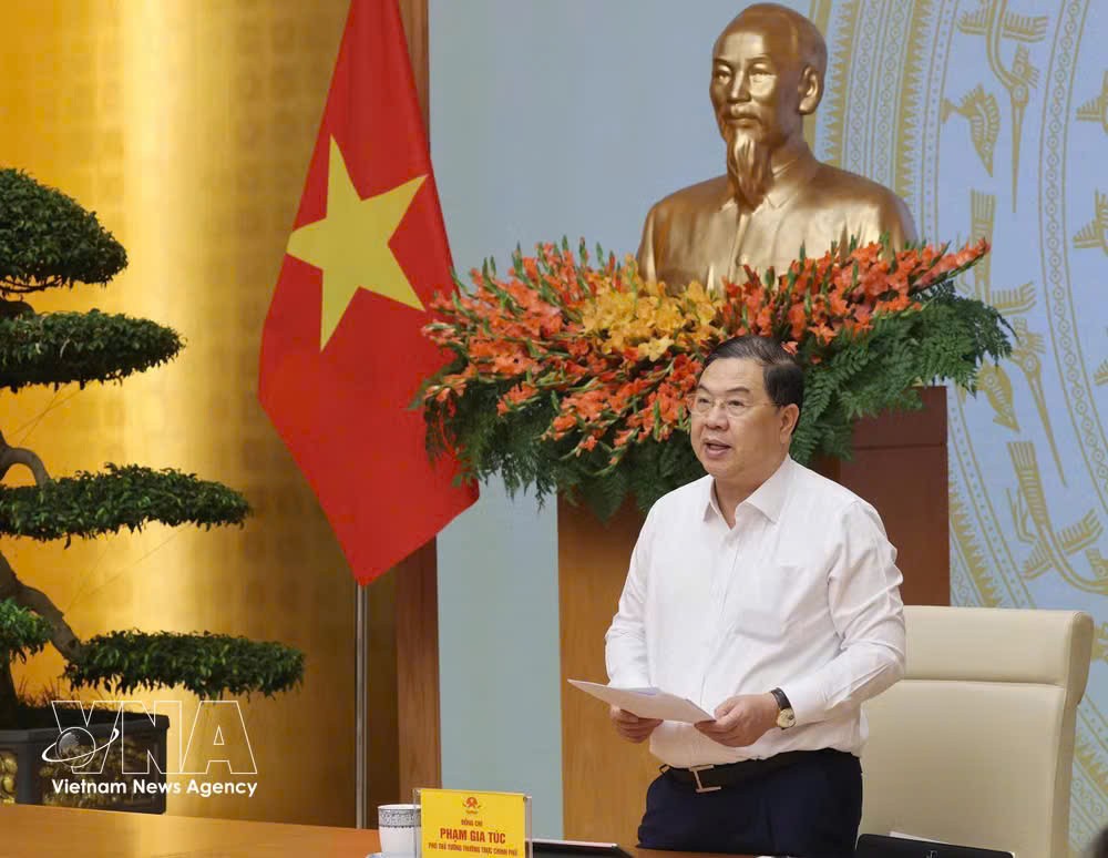 越南政府常务副总理、2027年APEC国家委员会主席范家足。图：越通社