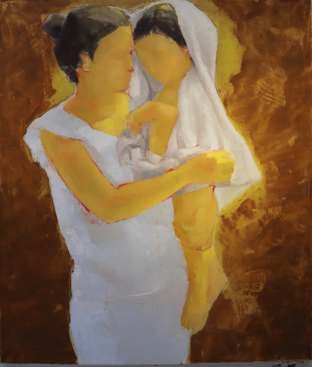 Tác phẩm được trưng bày trong triển lãm