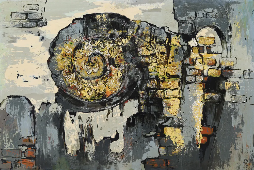 Tác phẩm "Bóng thời gian 4" Tác phẩm "Bóng thời gian 4"