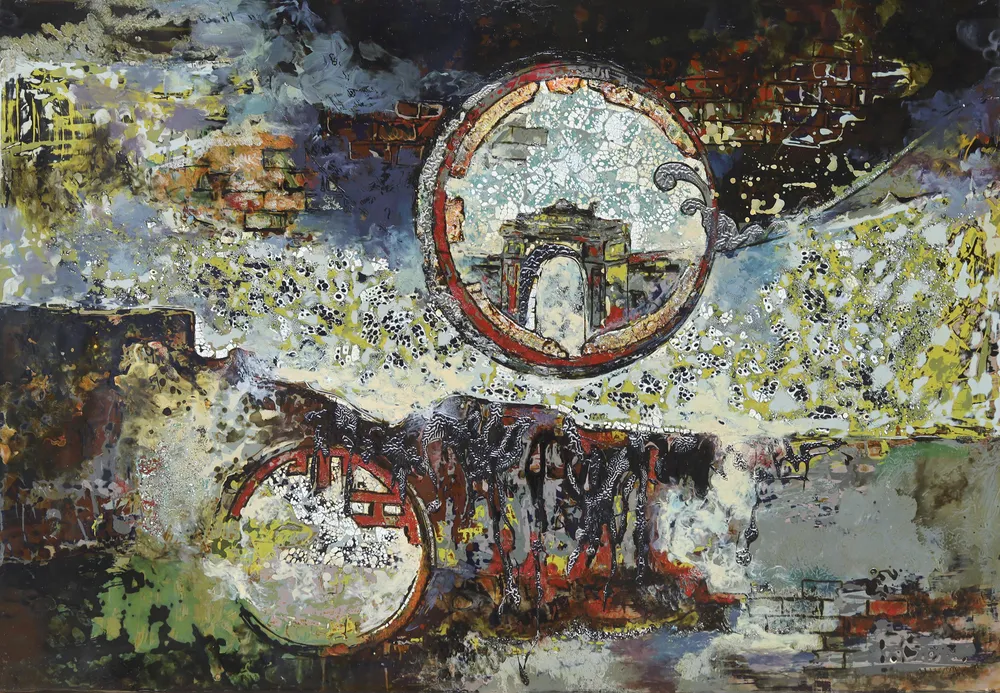 Tác phẩm "Vết tích" Tác phẩm "Vết tích"