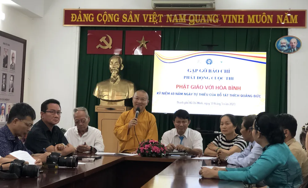 Họp báo phát động cuộc thi "Phật giáo với hòa bình"
