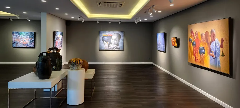 Một góc không gian triển lãm. Một góc không gian triển lãm.