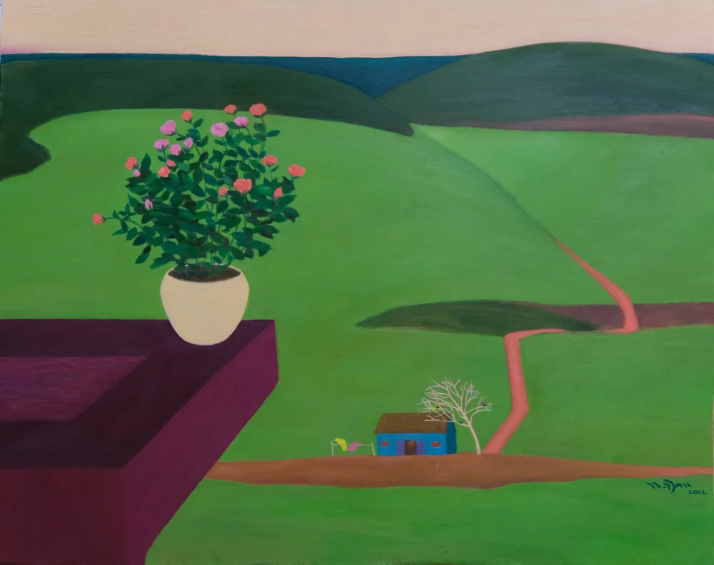 Tác phẩm trưng bày trong nhóm chủ đề "Chim - Hoa - Cá - Lá"