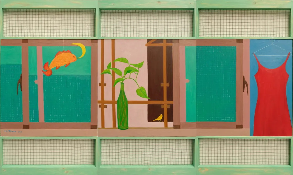 Tác phẩm trưng bày trong nhóm chủ đề "Ngược dòng"