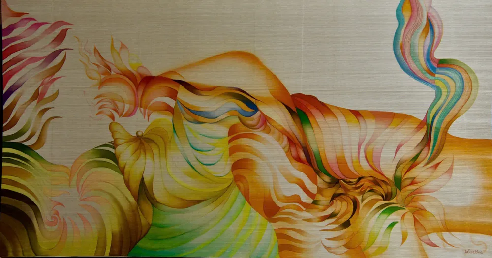 Vườn địa đàng 1 - 85x160cm -2024.JPG