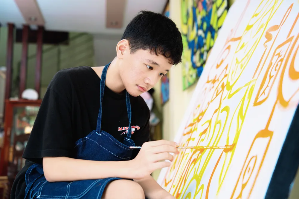 Họa sĩ 13 tuổi Phạm Hải Nguyên