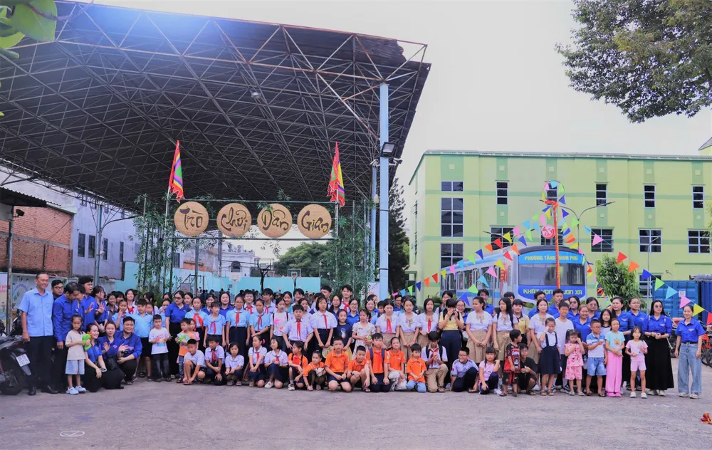 Các em thiếu nhi tham gia chương trình “Sắc màu tuổi thơ” trong dịp hè năm 2026. Ảnh: BTC 