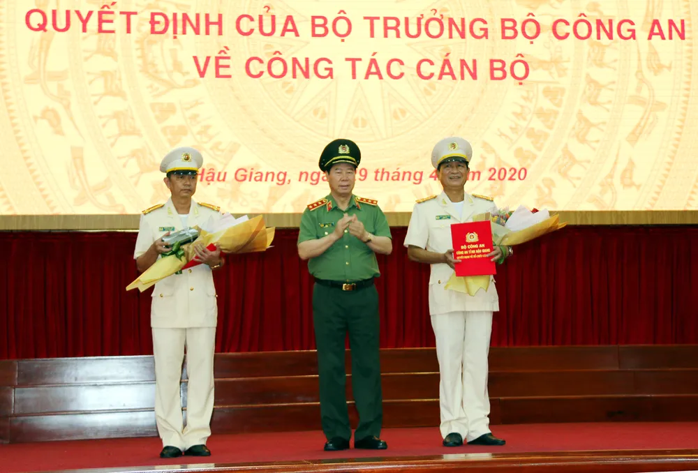 Bổ nhiệm Giám đốc Công an tỉnh Hậu Giang ảnh 1