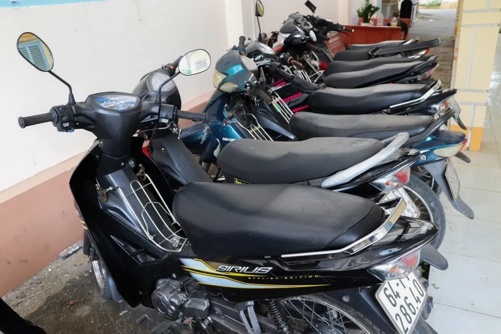 Đến thời điểm hiện tại, Công an huyện Mang Thít đã thu hồi được 9 xe máy của người dân bị Tân và Hiếu trộm