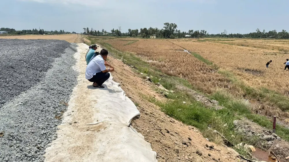 Nông dân xã Lương Nghĩa thấp thỏm không biết các vụ lúa làm tiếp theo sẽ ra sao