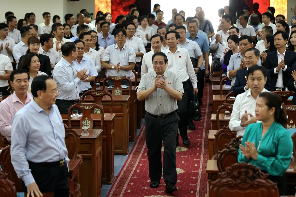 Thủ tướng Phạm Minh Chính tiếp xúc cử tri tại TP Cần Thơ