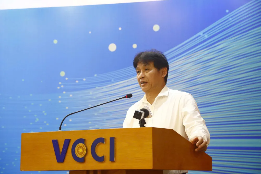 Ông Đặng Ngọc Minh, Phó Cục trưởng Cục Thuế, Bộ Tài chính phát biểu khai mạc hội thảo. Ảnh: HÀ NGUYỄN