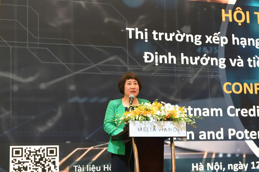 Bà Phạm Thị Thanh Tâm phát biểu tại hội thảo. Ảnh: BTC