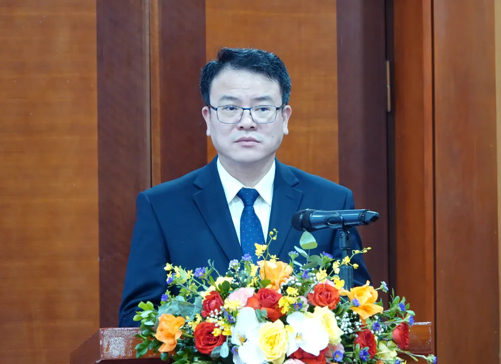 Thứ trưởng Bộ Tài chính Trần Quốc Phương phát biểu tại sự kiện. Ảnh: BTC