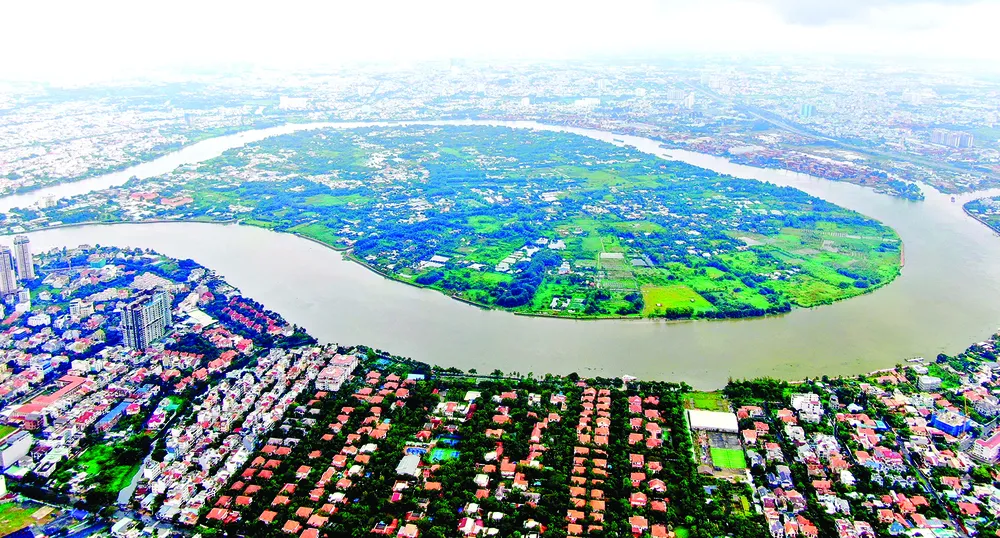 Dự án đô thị Bình Quới - Thanh Đa (TPHCM) bị treo  ảnh hưởng đến hàng ngàn hộ dân. Ảnh: HOÀNG HÙNG