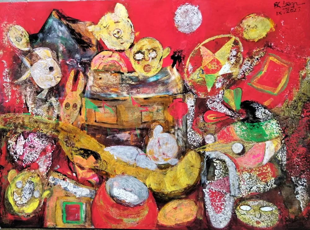 Triển lãm tranh của hai họa sĩ Ngô Thành Nhân và Nguyễn Phú Lâm ảnh 1