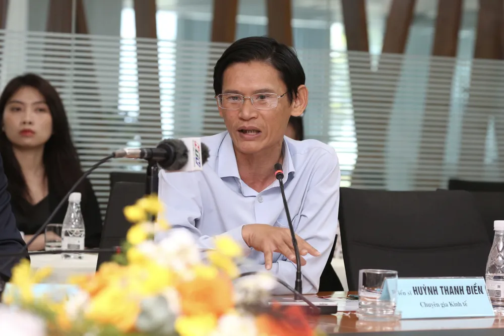 Tiến sĩ Huỳnh Thanh Điền: TPHCM thực tế đã là Trung tâm tài chính của cả nước. Ảnh: HOÀNG HÙNG