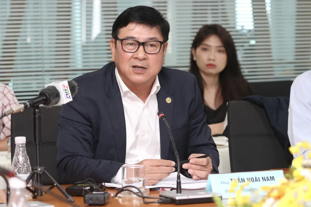 Ông Trần Hoài Nam, Phó Tổng Giám đốc HDBank. Ảnh: HOÀNG HÙNG