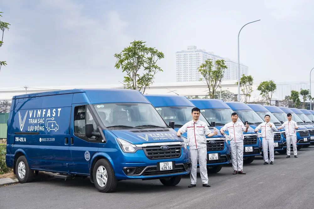 Xe Sạc pin lưu động tại 63/63 tỉnh, thành trên cả nước