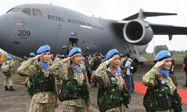 Việt Nam nhận được sự hỗ trợ của Australia trong việc triển khai lực lượng gìn giữ hòa bình Việt Nam nhận được sự hỗ trợ của Australia trong việc triển khai lực lượng gìn giữ hòa bình