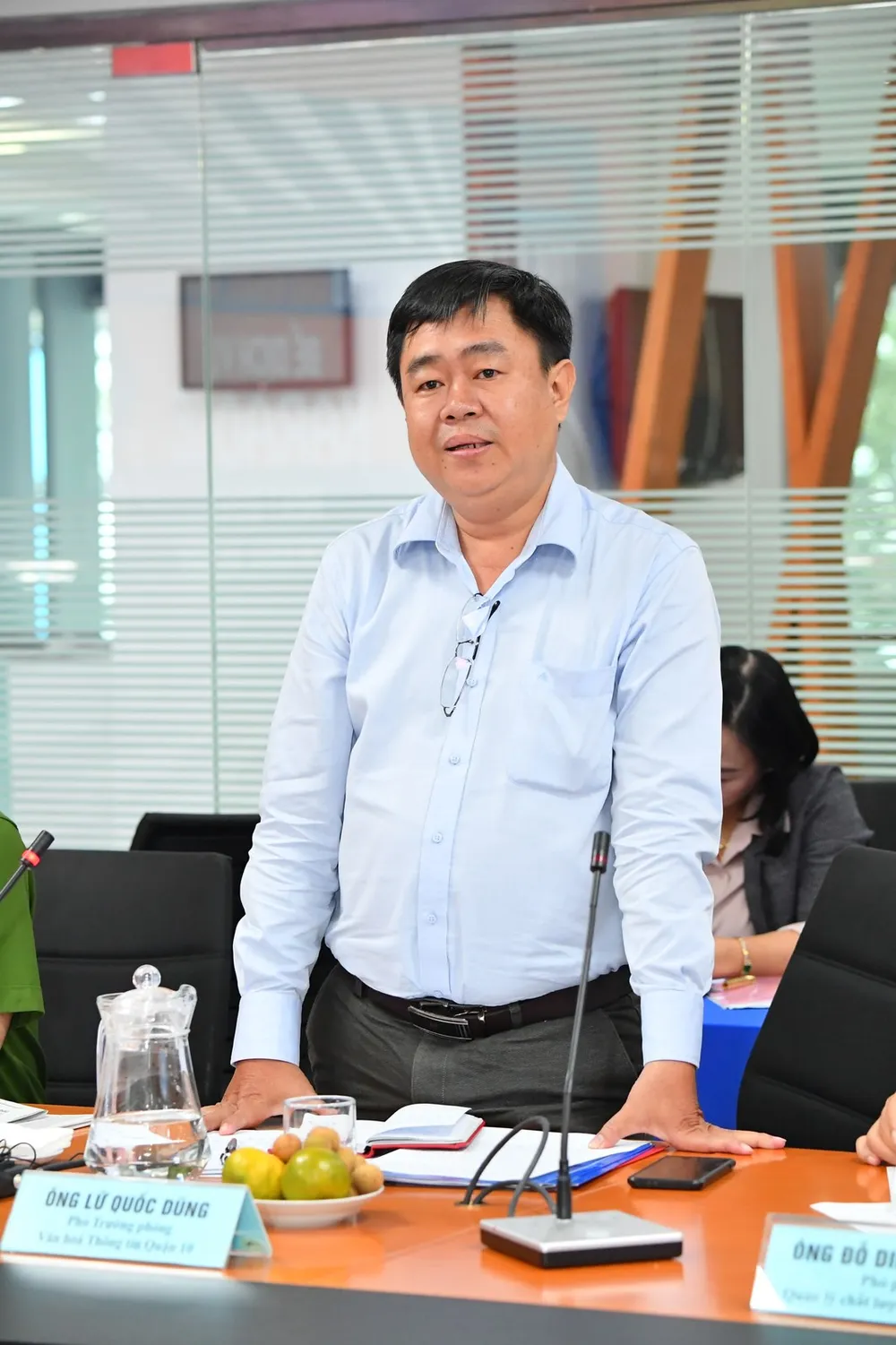 Ông Lữ Quốc Dũng, Phó Trưởng phòng VH-TT quận 10. Ảnh: VIỆT DŨNG