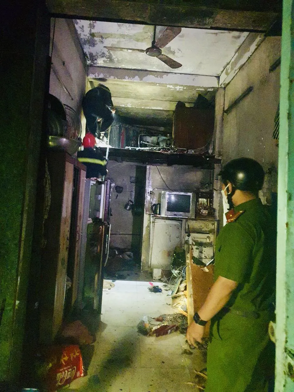 Hiện trường vụ cháy