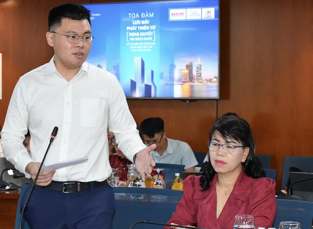 TS Trương Minh Huy Vũ, Phó Viện trưởng Viện Nghiên cứu phát triển TPHCM. Ảnh: VIỆT DŨNG