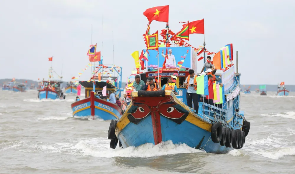 Lễ hội Nghinh Ông Cần Giờ là di sản văn hóa phi vật thể quốc gia. Ảnh: DŨNG PHƯƠNG