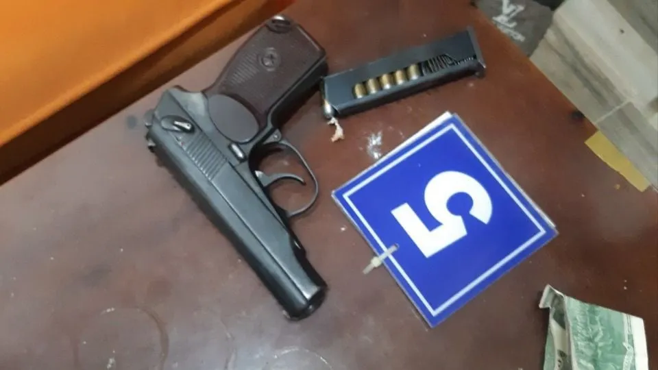 Súng đạn thu giữ