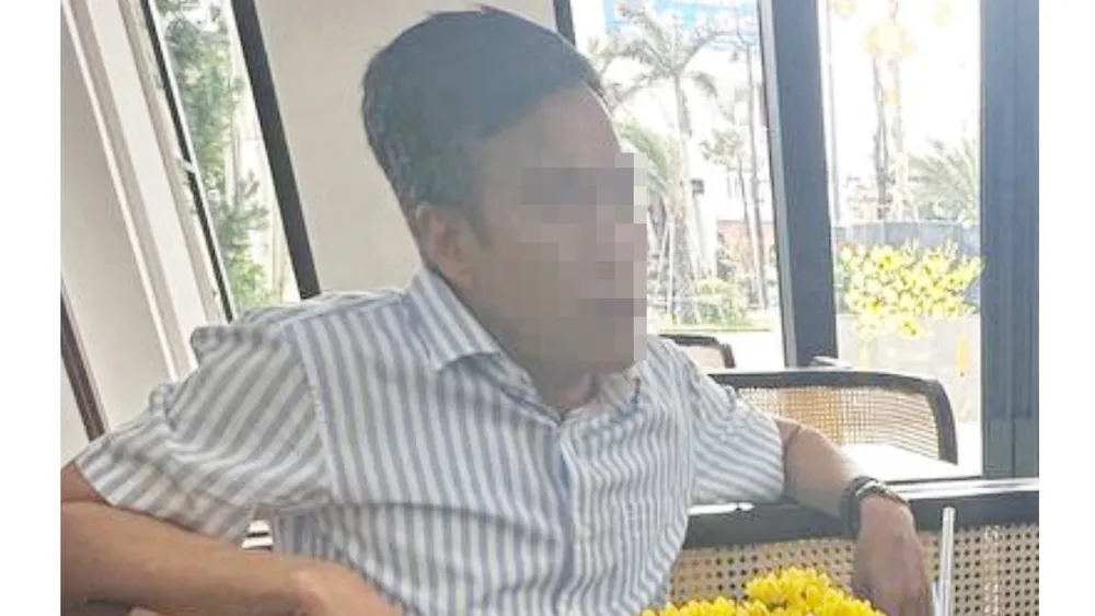 Lê Hải thời điểm bị Công an tỉnh Phú Yên bắt giữ. Ảnh: Công an cung cấp