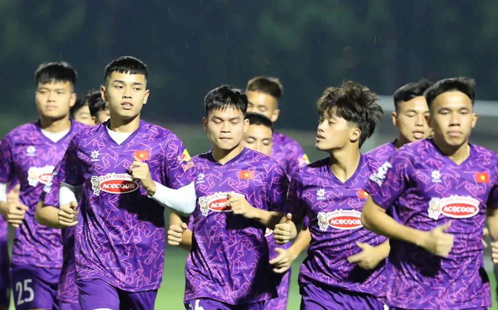 Đội tuyển U23 Việt Nam đã hoàn tất giai đoạn thi đấu tập huấn sau trận gặp U23 Jordan vào rạng sáng 11-4. Ảnh: THANH QUỐC