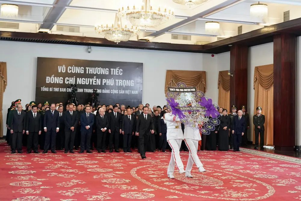 Lễ Quốc tang Tổng Bí thư Nguyễn Phú Trọng tại TPHCM ảnh 5