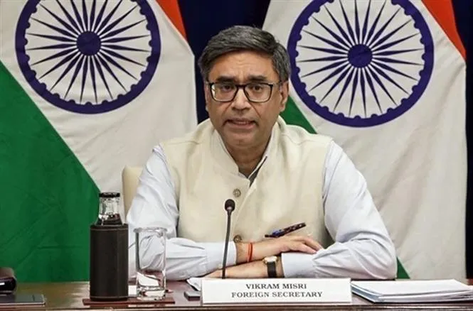 Thứ trưởng Bộ Ngoại giao Ấn Độ Vikram Misri. Ảnh: ANI/TTXVN