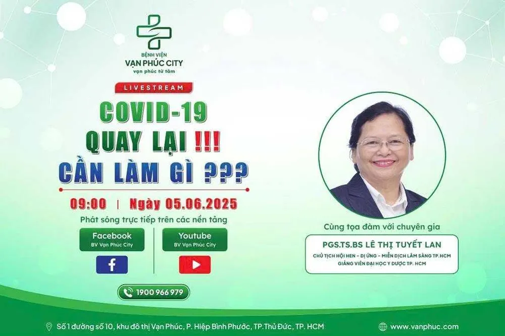 Livestream hướng dẫn cách phòng ngừa và điều trị Covid-19
