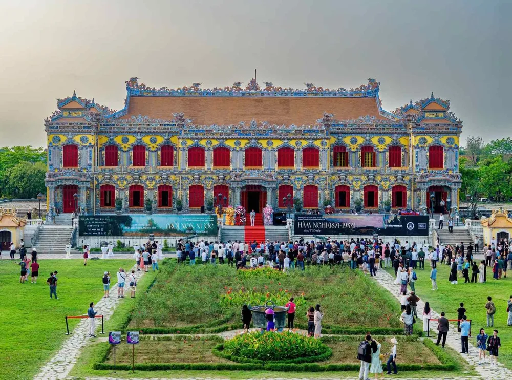 Điện Kiến Trung được chọn làm bối cảnh chính của bộ phim Hoàng hậu cuối cùng. Ảnh: VĂN THẮNG