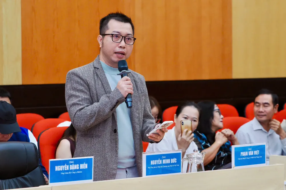 Ông Nguyễn Minh Đức, Phó Tổng thư ký Hiệp hội Thương mại điện tử Việt Nam. Ảnh: HOÀNG HÙNG