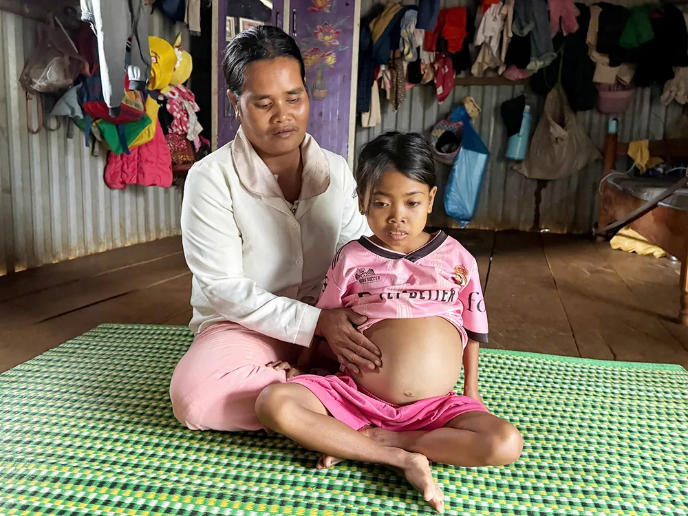 Xót thương hoàn cảnh em Đánh bị xơ gan