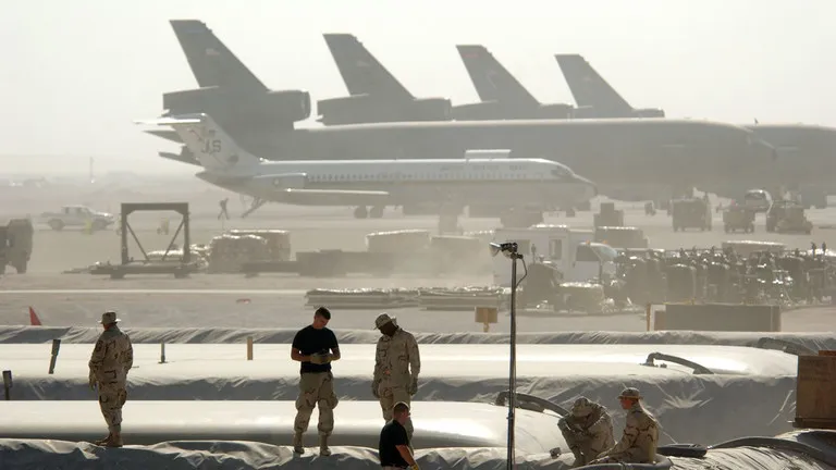 Mỹ đã mở một trung tâm điều phối phòng không và phòng thủ tên lửa mới tại căn cứ không quân Al Udeid, nhằm “tăng cường phòng không và phòng thủ tên lửa tích hợp”. Ảnh minh hoạ: Không quân Mỹ/Getty Images 