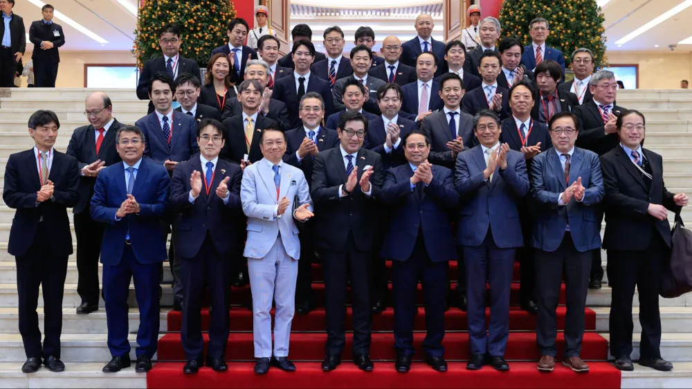 Thủ tướng Phạm Minh Chính làm việc với đoàn các doanh nghiệp Nhật Bản 
