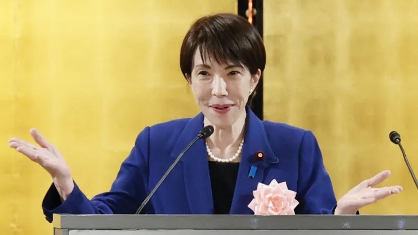 Thủ tướng Nhật Bản Sanae Takaichi phát biểu tại Tokyo ngày 6-1-2026. Ảnh: Kyodo/TTXVN 