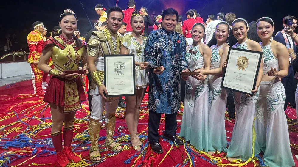 3 tiết mục xiếc của Việt Nam đoạt giải tại liên hoan xiếc quốc tế tại Tây Ban Nha