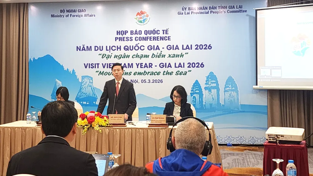 Họp báo quốc tế công bố chuỗi sự kiện Năm Du lịch quốc gia - Gia Lai 2026 