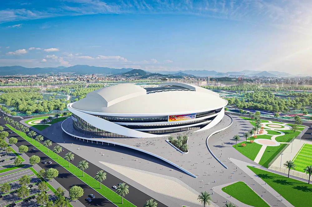 Công trình sân vận động PVF đa năng với sức chứa 60.000 chỗ ngồi dự kiến hoàn thành vào tháng 3-2027