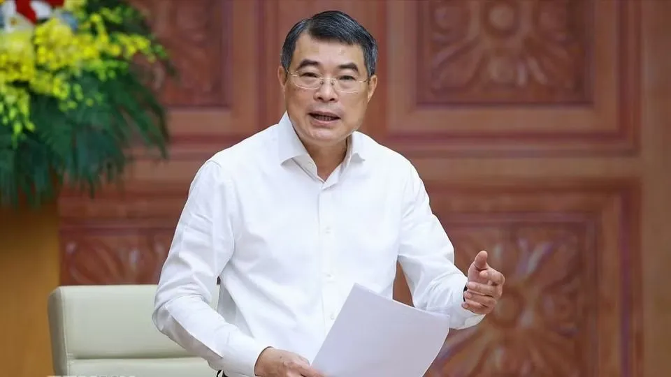 Thủ tướng Lê Minh Hưng phát biểu tại cuộc làm việc với Bộ Nội vụ, Bộ Dân tộc và Tôn giáo, Thanh tra Chính phủ, sáng 17-4. Ảnh: TTXVN