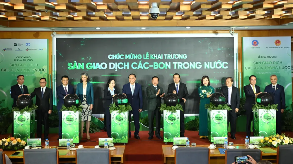 Khai trương sàn giao dịch carbon tại Việt Nam